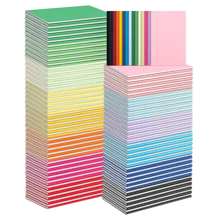 Pack Mini Pocket Colorful Lined Notebook Bulk, Journals Bulk, Small Notebooks 3.5x5.5, 30 Sheets 60 Pages, Mini Notebooks for Tr